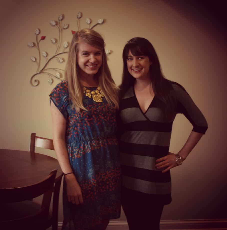 Liz and Kate Thanksgiving