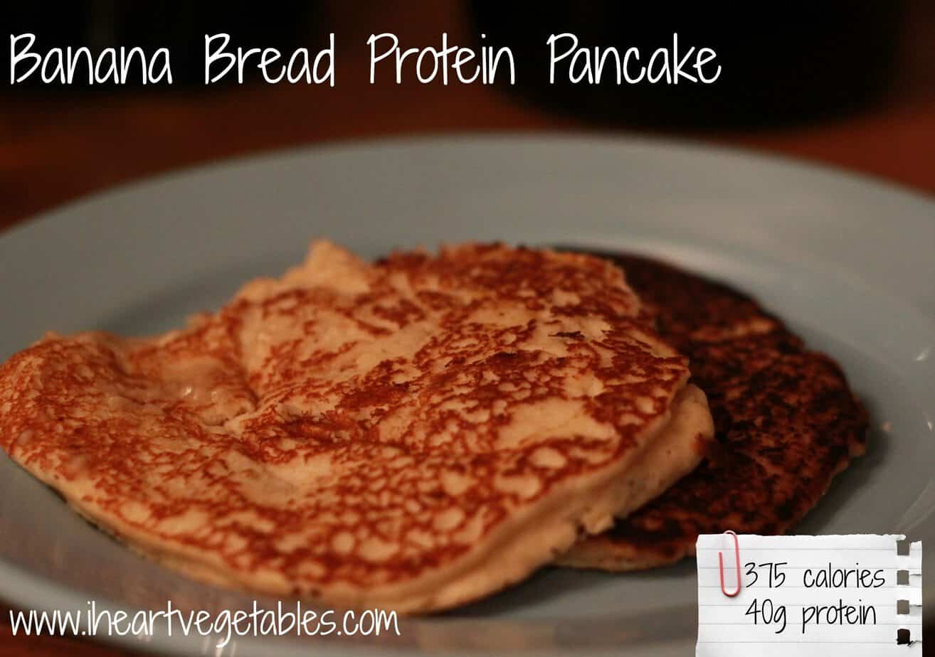 Banana bread protein pancake