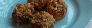 pesto stuffed mushrooms