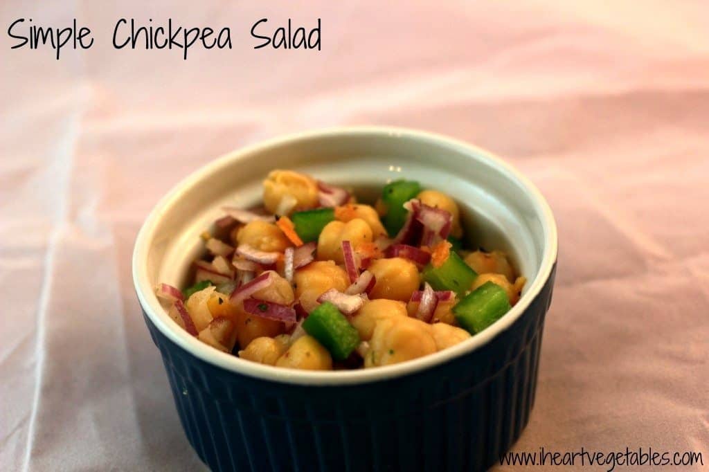 simple chickpea salad