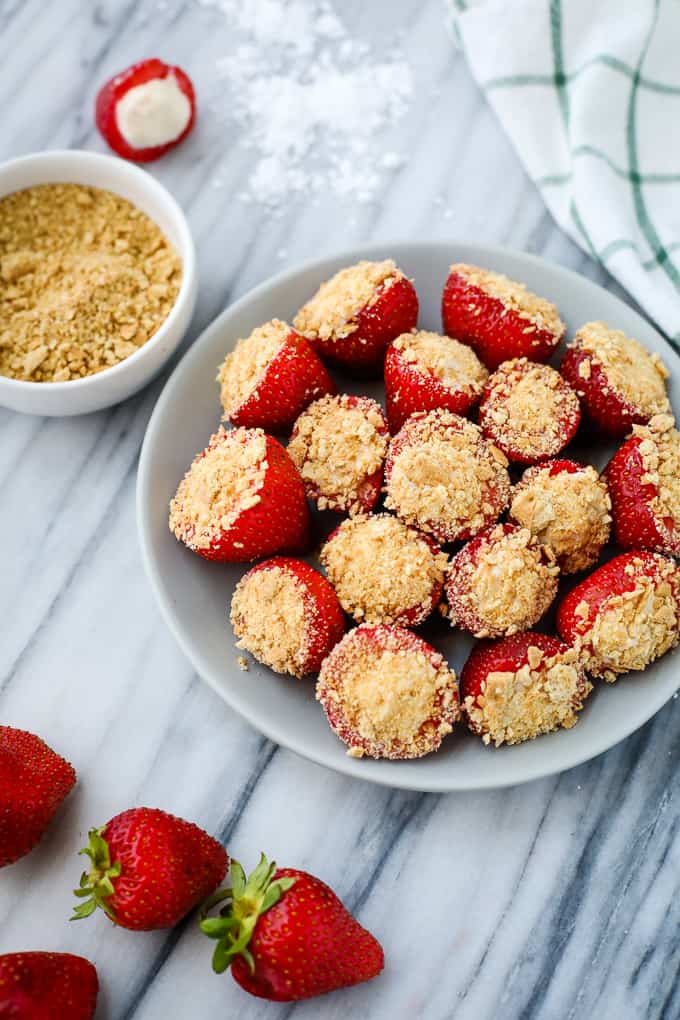 cheesecake stuffeds strawberries