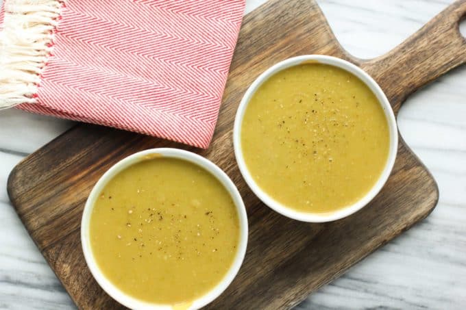 Simple Yellow Split Pea Soup (Vegan) - The Family Food Kitchen