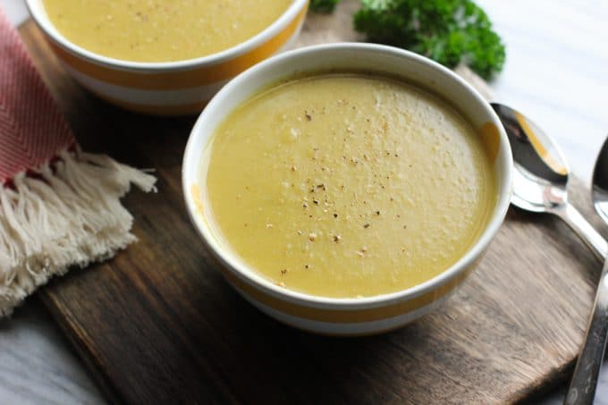 yellow split pea soup