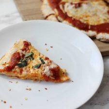 2 ingredient pizza crust slice