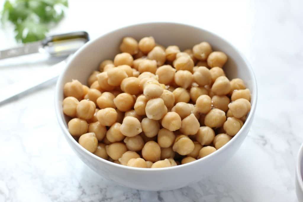 chickpeas in a bowl