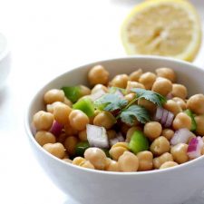 simple chickpea salad