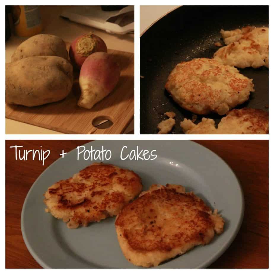 Turnip & Potato Cakes I Heart Vegetables