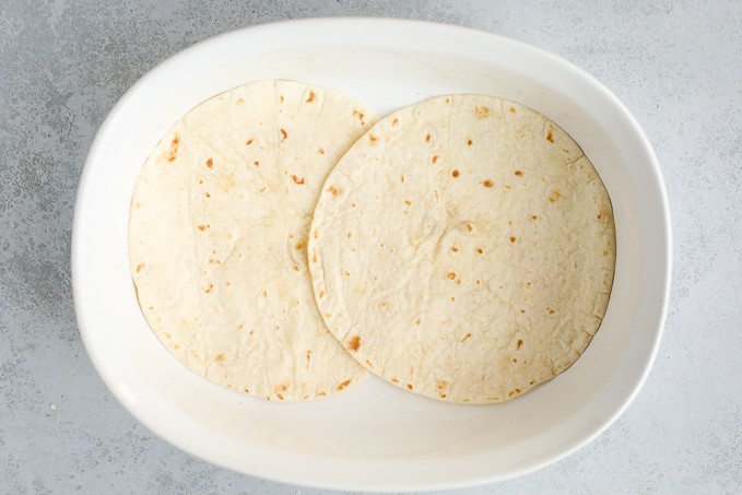 tortillas in a dish