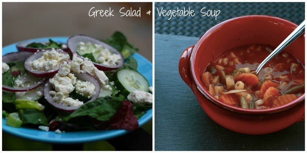 greek salad & soup