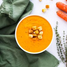 carrot ginger bisque