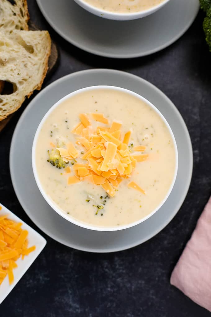 Broccoli Cheddar Soup - I Heart Vegetables