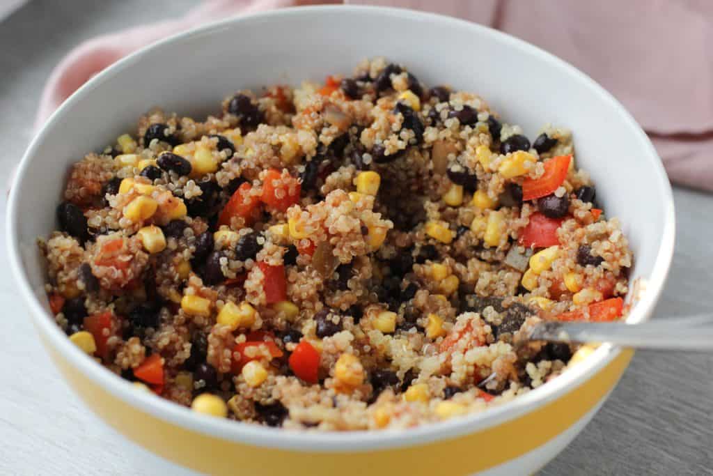 quinoa bake mixed