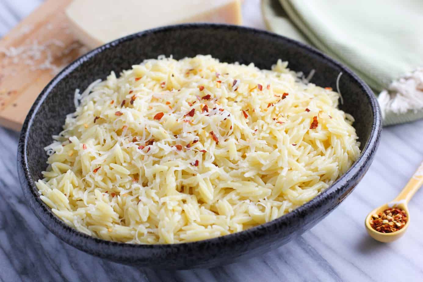 parmesan orzo pasta