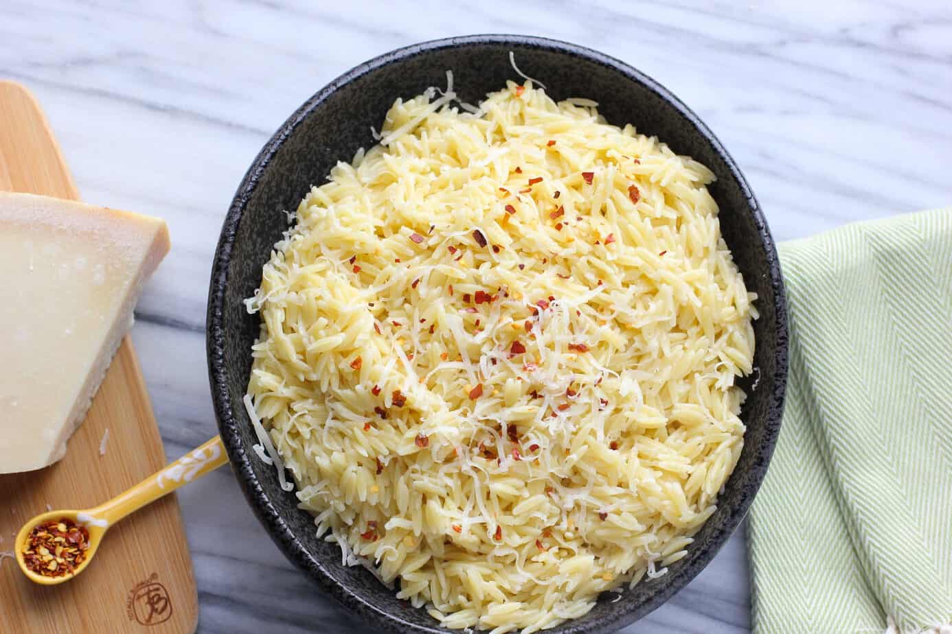 parmesan orzo pasta