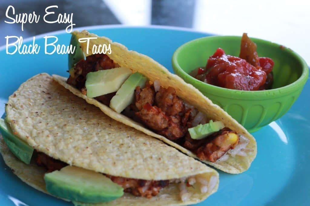 black bean tacos