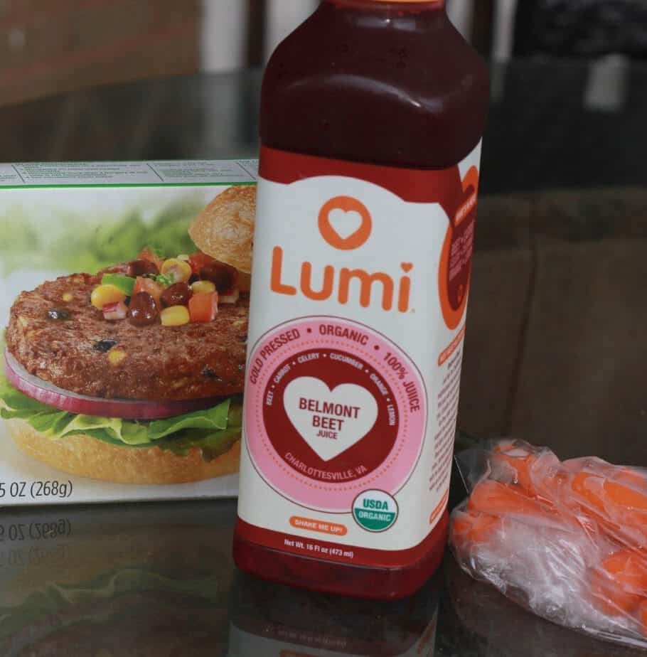 lunch lumi juice