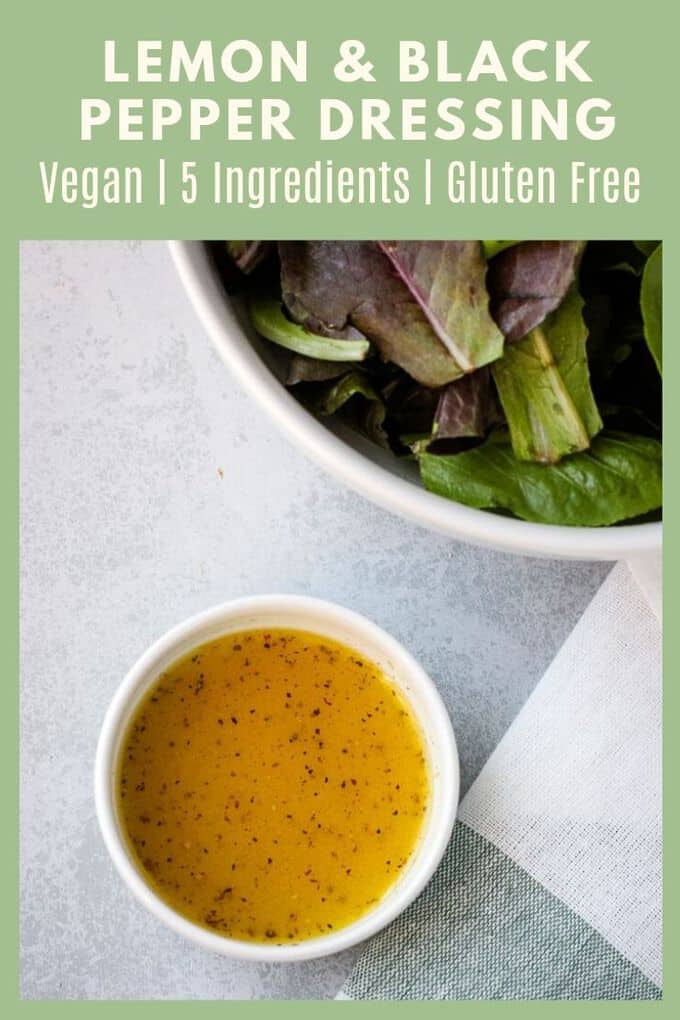 Lemon & Black Pepper Dressing I Heart Vegetables