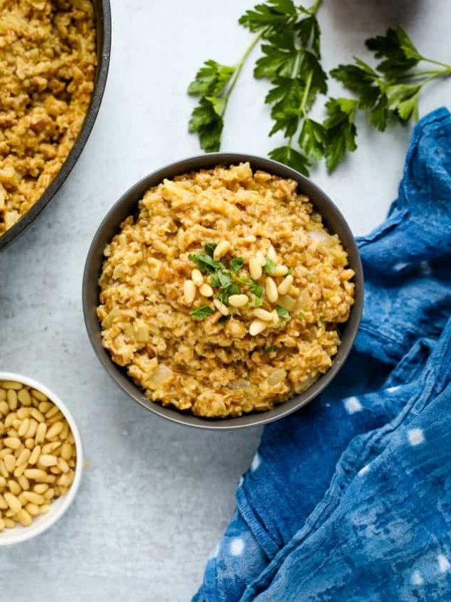 Farro Risotto Recipe I Heart Vegetables