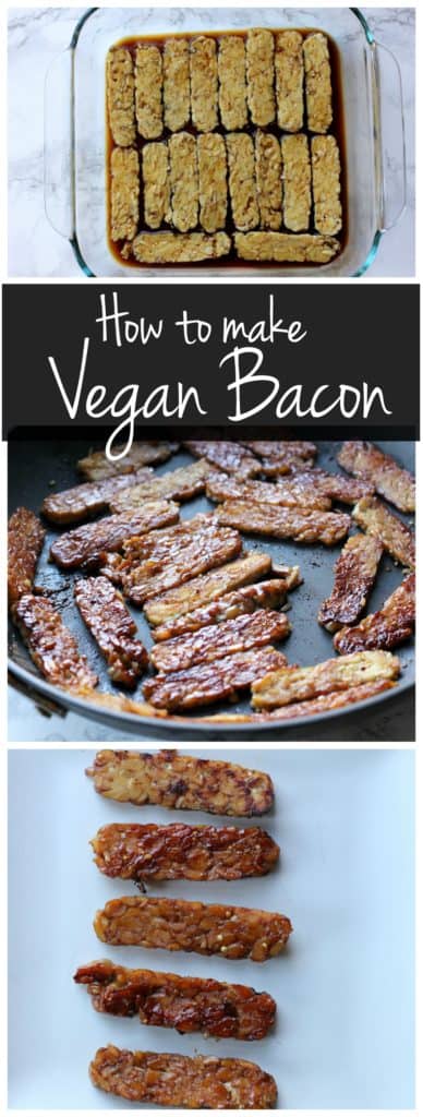 This vegan tempeh bacon is crispy, smokey, and delicious! Learn how to make it in a few easy steps!