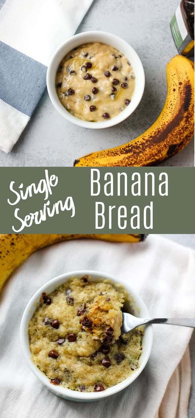 Single Serving Banana Bread [Vegan] I Heart Vegetables