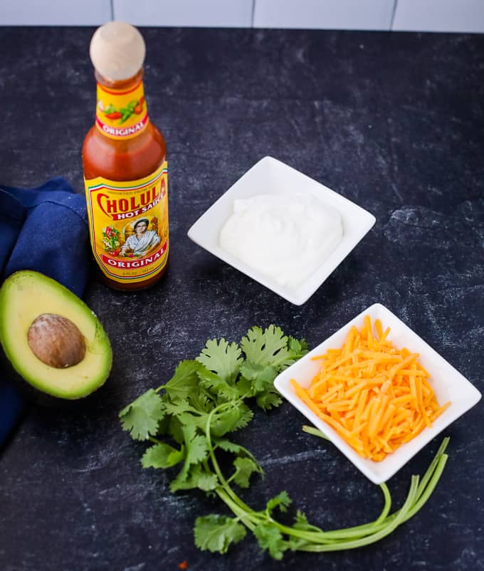 black bean soup toppings