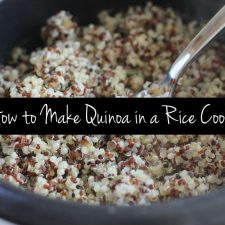 how to make fluffy quinoa in a rice cooker