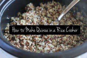 how to make fluffy quinoa in a rice cooker
