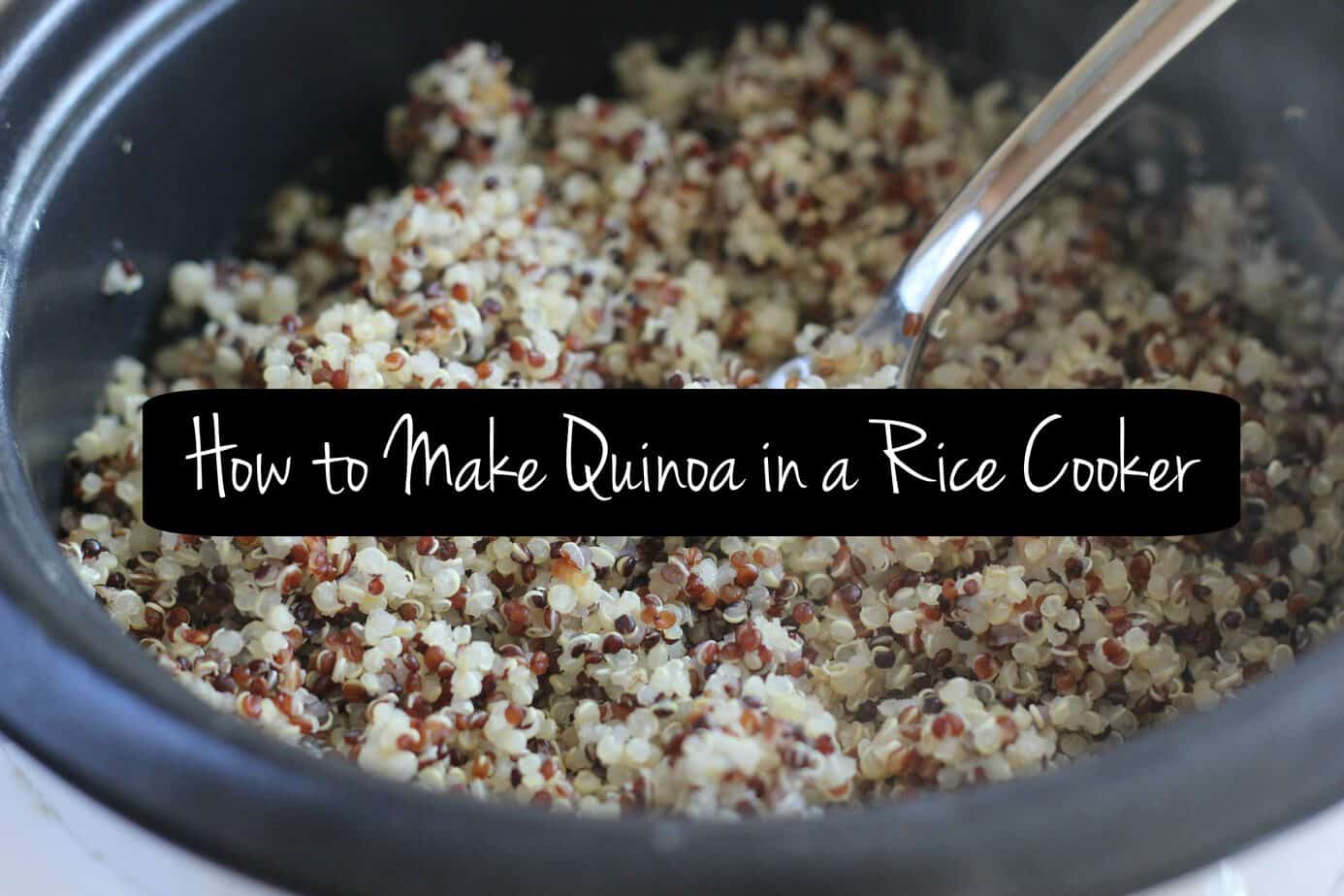 How to Make Quinoa in a Rice Cooker - I Heart Vegetables