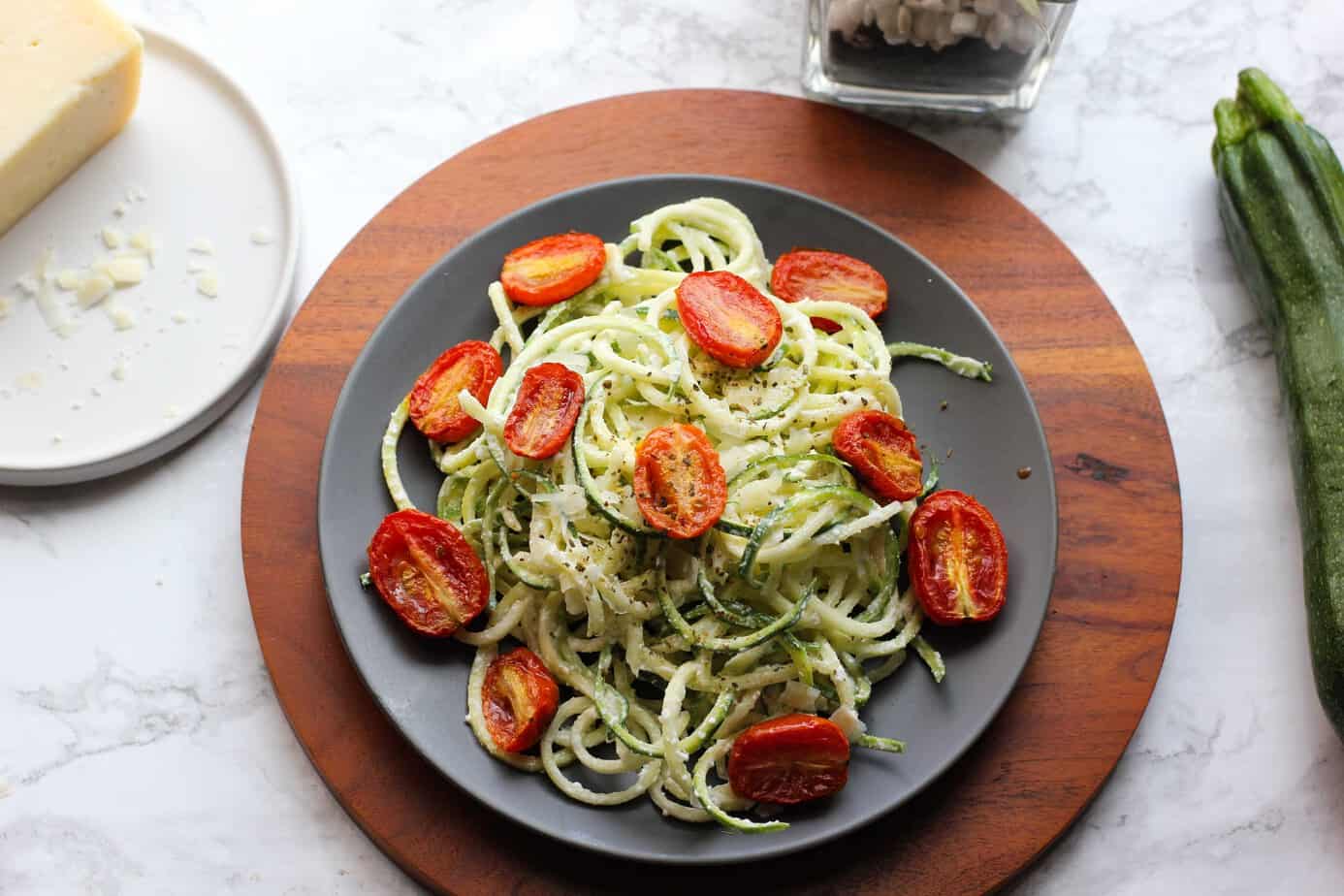 Cheesy Zoodle Marinara + Zoodles 101 – Busy in Brooklyn