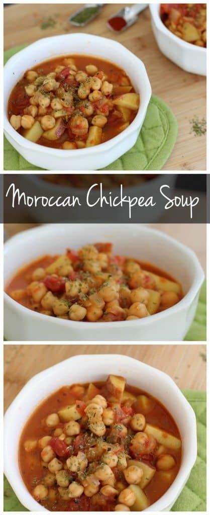 Moroccan Chickpea Soup - I Heart Vegetables