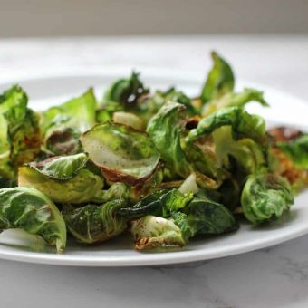 Spicy Brussels Sprout Chips