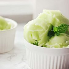 This honeydew sorbet recipe is so simple! You only need a few ingredients for this healthy, vegan, & gluten free summer treat.