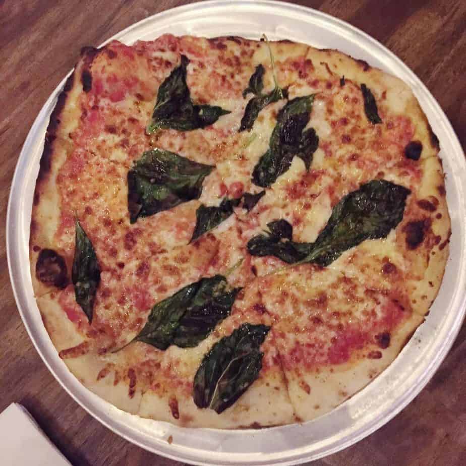oven-fired pizza