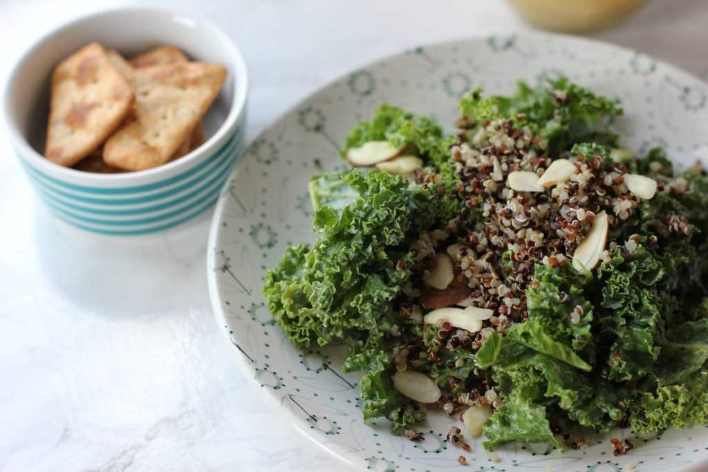 kale salad with quinoa