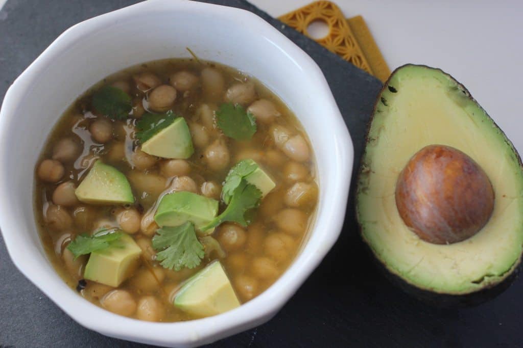 white bean and chickpea chili