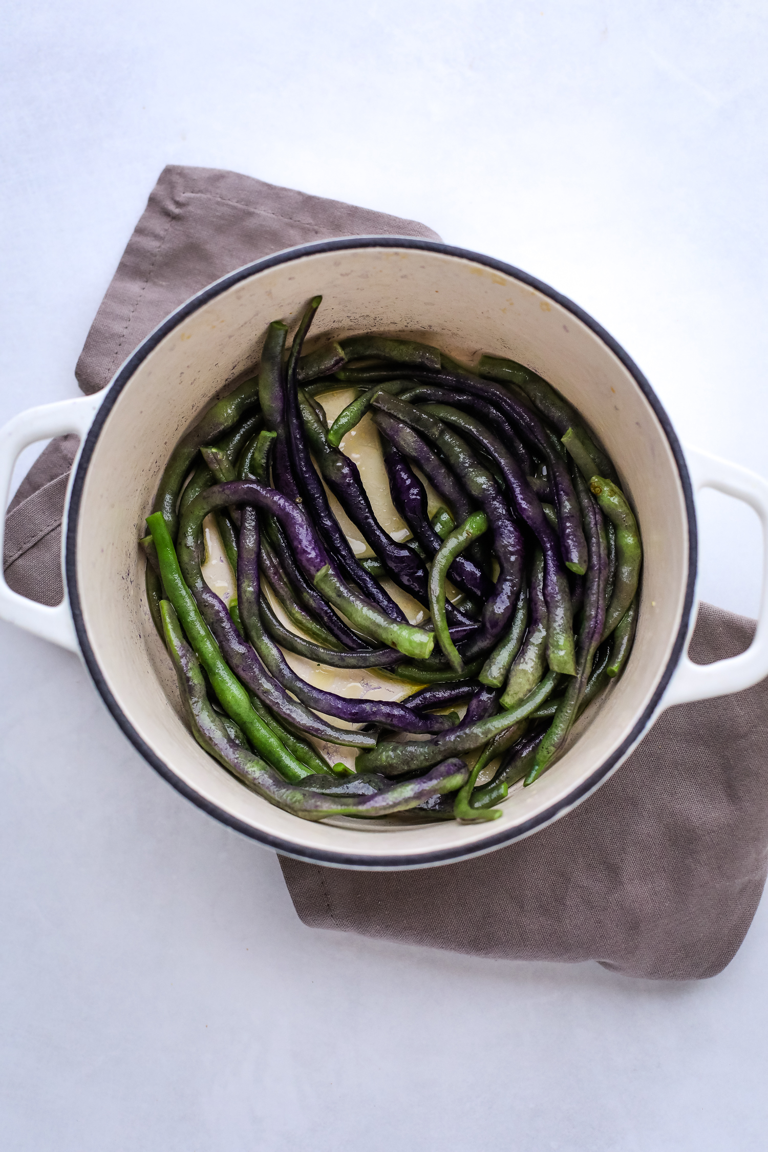 Quick and Easy Purple Green Beans Recipe I Heart Vegetables
