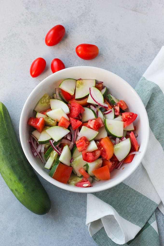 Cucumber tomato Salad