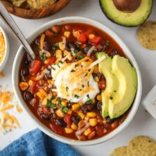 Vegetarian Taco Soup