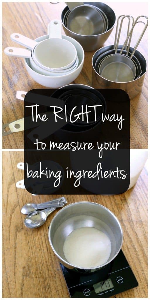 Measuring your ingredients correctly is SO important when baking! Here are a few tips and tricks to help you do it right.