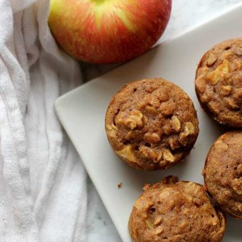 Skinny Apple Cinnamon Muffins