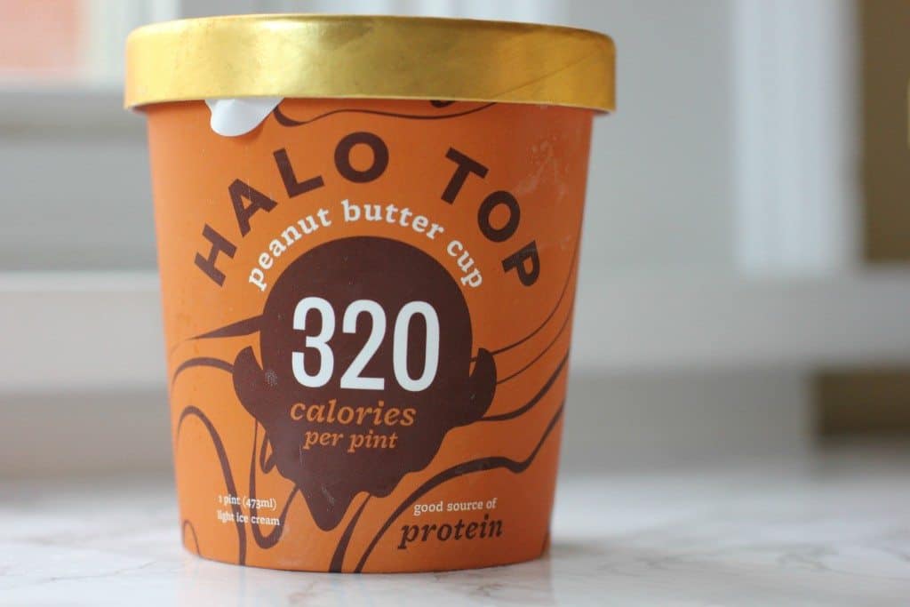 peanut butter cup halo top