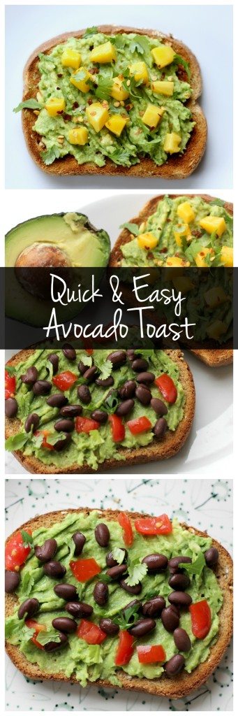 Looking for a quick and easy breakfast? Try these twists on avocado toast!