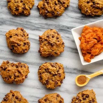 Vegan Pumpkin Chocolate Chip Cookies