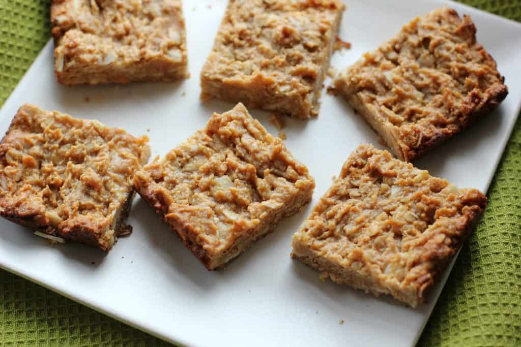 granola bars on a plate