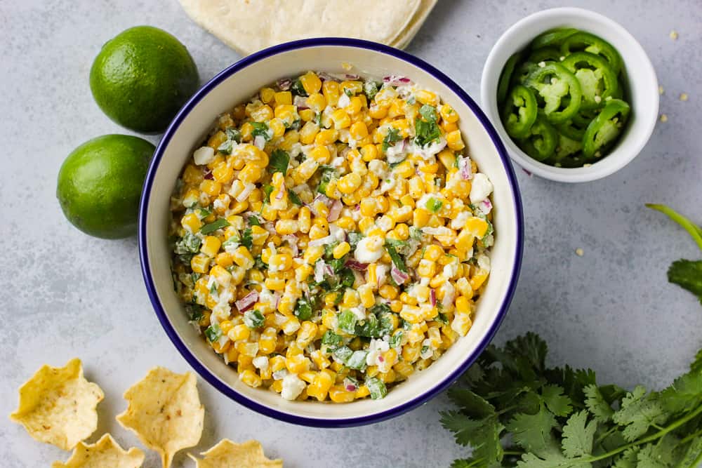 Mexican Street corn side dish