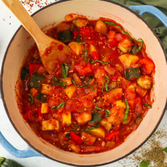Stovetop Ratatouille Recipe