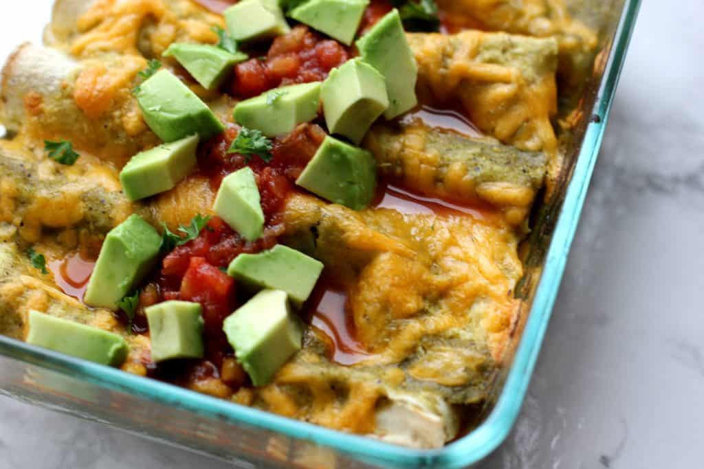 black bean enchiladas