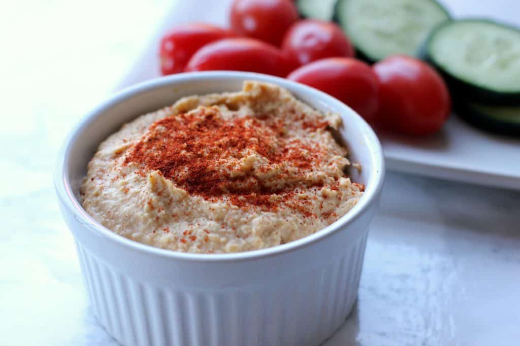 Smoked Paprika Hummus - I Heart Vegetables