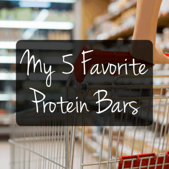 My Top 5 Favorite Protein Bars