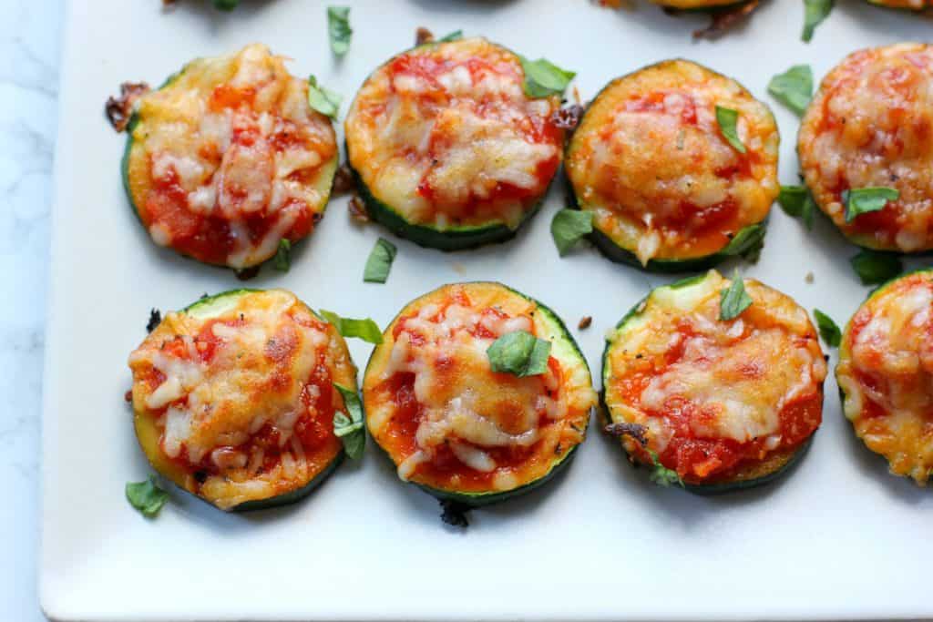 zucchini pizza bites